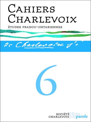 cover image of Cahiers Charlevoix, no.6